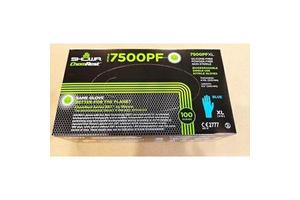 INDUSTRIAL STARTER SPA Nitrile Disposable Safety Gloves Blue SH7500PF-L T/L