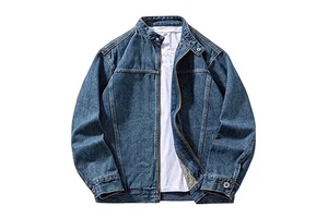 Men Denim Jacket for Comfort Casual and Cool Weather Denim Wear Stylish Autumn Jacket Denim Men's Jackets