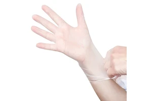 9 Inch Disposable PVC Gloves Powder-Free Waterproof Durable Silicone-Free Industrial Safety