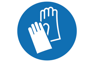 Wear Protective gloves Aluminum 125x125mm