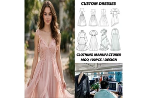OEM Clothing Manufacturer Sampling And Bulk Manufacturing Service For Custom Women Clothing Private Label Factory