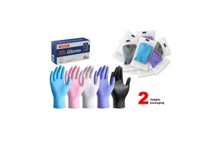 Anboson Food Grade Disposable 2-Piece Thickened Nitrile Safety Gloves Ding Qing Household Independent Small Package for Garden