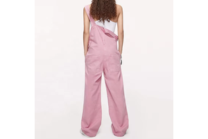 Eco Friendly OEM Women's Casual Stretch Adjustable Denim Bib Overalls Jeans Pants Jumpsuits