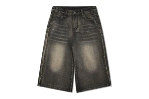Custom Design 100%cotton Casual Fashion Men's Jeans Short High Quality Denim Short for Man