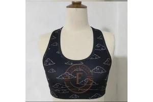 Digital Print Sublimation Sports Bra Training Bra for Professional Athletes