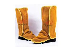 Welding Shoe Cover Heat & Spark Resistant Waterproof Safety Boot for Industrial Protection