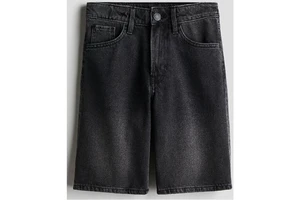 Wholesale Men's Denim Shorts Baggy Knee-Length Straight Ditressed Straight Vintage Wash Custom Casual Short Pants