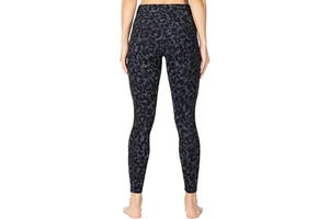 Best Selling Women's High Elastic Waist Spandex/Nylon Solid Leggings for Fitness Yoga Sports Gym Wear