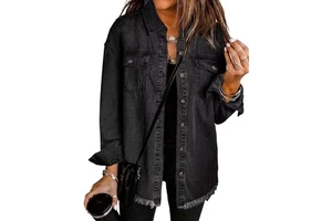 New Denim Shirt Women's Street Style Outerwear Suit Top