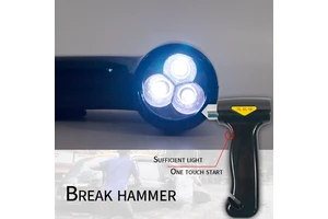 CAR ACCESSORIES Factory Price Bus Car Safety Hammer Multifunctional Safety Hammer With Led Light