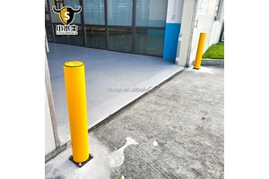 PU Flexible Grey Wall Corner Protector Reflective Parking Guard Warehouse Safety TUV SGS Certified