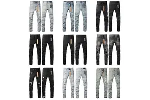 American High Quality Skinny Straight Ksubis Denim Jeans Men Slim Fit Fashion Brand Trousers Distressed Hole Pants Men's Jeans