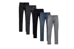 Men's Straight Fit Plus Size Breathable Denim Jeans Custom Design Streetwear Pants