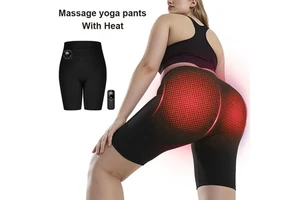 EMS Butt-Shaping Leggings Electric Microcurrent Fitness Trainer Hip-Lifting Yoga Training Pants Tummy-Slimming Butt-Lifting