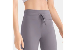 Comfortable Drawstring Eco Friendly Yoga Pants High Waist Butt Lift Fitness Yoga Pants Women