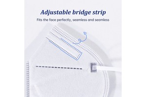 High Quality Adult KN95 Protective Mask Disposable Non-woven 5-Ply Breathable Safety Face Mask for Daily Protection