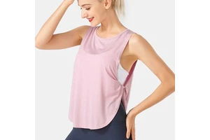 The Most Popular New Product Yoga Tops Ladies Running Fitness Yoga T-Shirts Fashion Ladies Fitness Tops