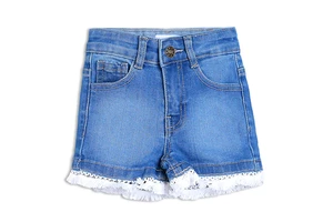 2026 New Arrival High Quality Women Denim Shorts with Elastic Waist Breathable Trending and Affordable OEM Service