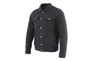 Wholesale 2026 New Fashion Plain Washed Cotton Casual Black Men's Denim Jeans Jacket Custom Denim Jackets for Men and Women