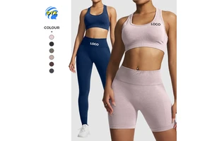 New Soft-Touch Spandex/Nylon Sports Bra with Beautiful Back Design Shockproof Running & Yoga Fitness Wear Other Closure