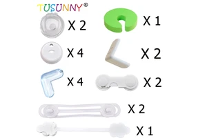 Baby Trending Multi-type Safety Set Home Protudcts Baby Protective Safety Set Baby-use Multi Material Safety Items Set