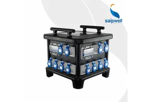 IP67 Portable Mobile Power Plug Socket Distribution Board Industrial Plugs and Socket Distribution Panel Temporary Power Box