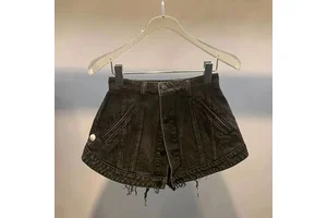 Factory Cheap Price Women's Denim Shorts High Quality Casual Comfortable High Customized Straight Summer Quick Dry Pocket Wrap