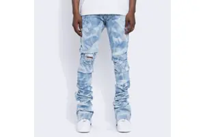 New Arrival Custom Designers AeeDenim Men's Slim Straight Vintage Winter Denim Jeans Long Pant