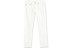 Fashion Casual Denim Pants White Plus Size Men's Jeans