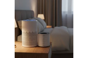 Small Aromatherapy Air Purifier Good Purification HEPA Filter Desktop Air Purifier with Essential Oil Case for 10m2 Room
