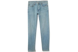 Wholesale New Fashionable Elastic Mid Waist Loose Straight Washed Men Jeans Pants Casual Customized Denim