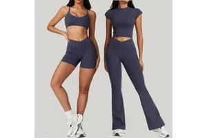 Customizable Fitness Breathable Solid Bra Quick Dry Sports tank Top Recylcled Yoga Lightweight Gym Spandex Crop Top for Women