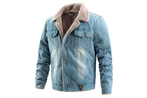 2025 Women's Distressed Ripped Fitted Jean Jacket Sustainable Denim with Fur Details Wholesale Price Options