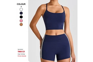 Custom High-Quality New Quick-Drying Breathable Yoga Sports Bra Women'S Tight Outdoor Running Fitness Strappy Sports Top