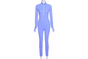2025 New Arrivals High Waist Fitness Sports Jump Suit Custom Logo Breathable Women One Piece Jumpsuits Spandex/Polyester Skinny