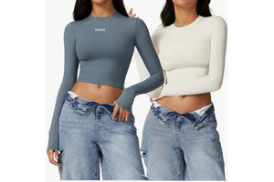 Breathable Quick Dry Gym Fitness Running Tshirt Sports Tops Long Sleeve Mesh Lightweight Yoga T-Shirt Blouse for Women