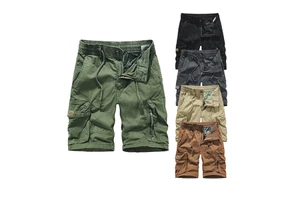 Men's Bermuda Shorts Canvas 100% Cotton Anti-Wrinkle Stretch Casual Street Style Fashion Wear Workwear with ODM Logo