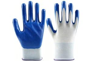 Breathable Nitrial Coated Safety Heavy Duty Industrial Working Gloves