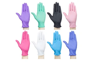 Powder Free Disposable Nitrile Gloves 3.5g Food Grade Safety Hand Gloves Latex Free Gloves for Household ,Cleaning ,Beauty Salon