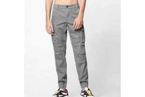 Men's Plus Size Men's Jeans Pants Distressed Wash Plus Size Loose Fitted Straight Stylish High Street Design Knitted