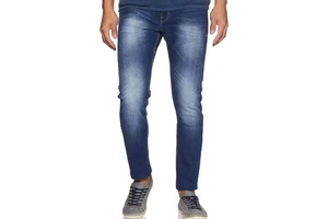 Custom Casual Mid Woven Fashion High Quality Plus Size Men's Straight Slim Fitted Stretchy Denim Jeans Breathable