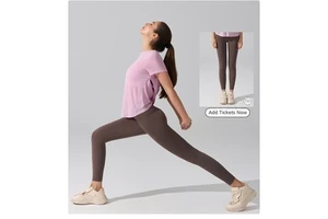 Cross-Border Women's Sports Top - Quick-Dry Breathable Short Sleeve for Running, Pilates & Yoga