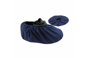 USA Direct High Quality Reusable Comfortable Anti Slip Cotton Plain Toe Safety Shoe Covers Pull-On Closure Multi-Color