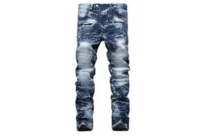 2026 Casual Plus-size Breathable Washed Winter Autumn Retro Fashion Trend Handsome Everyday Leg Jeans Men