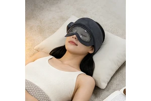 Factory Custom New Product Grey Breathable Airbag Massage To Relieve Head Fatigue Eye Massager With Heat Compression