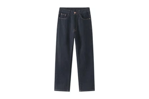 2025 Summer Loose Straight Jeans For Men Original Color Premium Denim Materials Vintage Casual Style Light Wash