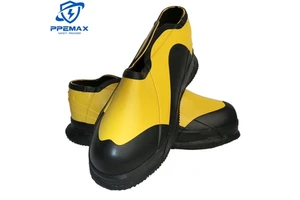 High Voltage Safety Foot Protection Class 4 Electrical Insulation Rubber Shoes Covers 35KV