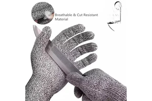 2pcs Level 5 Cut Resistant Gloves Stylish Anti-Cut Protection Gloves with Different Styles