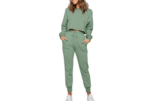 Women's Custom Jogger Suit for Fall 2023 3-Piece Lounge Wear Sets Plus Size Embroidered Outfits