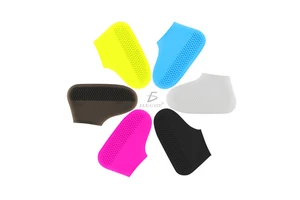 ELE-GATE M Size Safety Shoe Covers Waterproof Rubber Protector with Pull-On Closure for Tennis Shoes